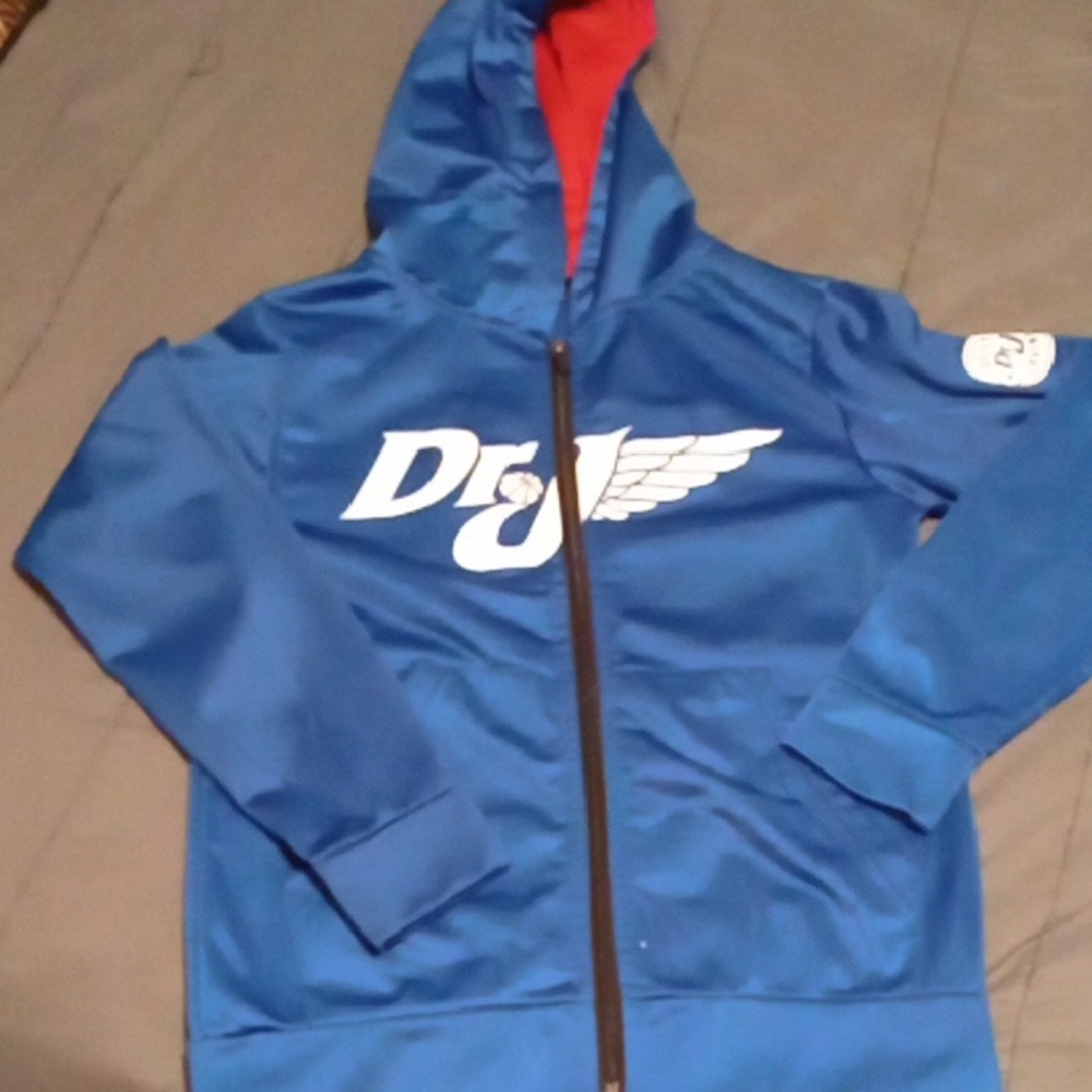 Blue Kids Raincoat with Hood